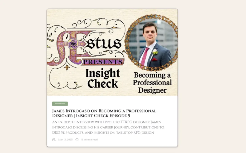 Aestus Guides desktop screenshot