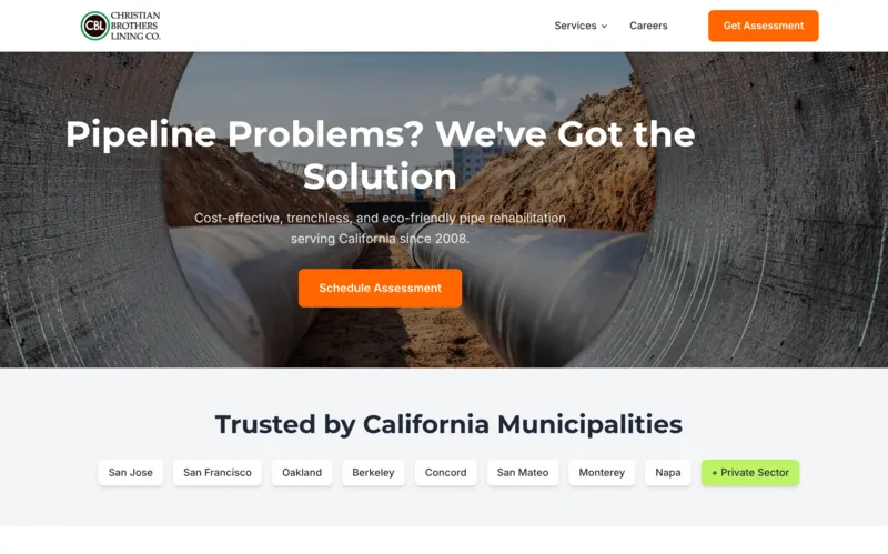 Christian Brother's Lining Co. desktop screenshot