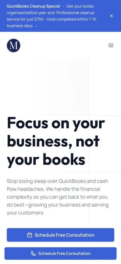 Momentum Business Solutions mobile screenshot